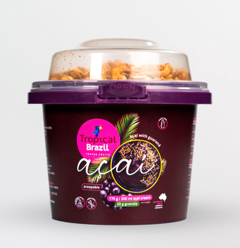 Açaí Puree with Guaraná - Grab & Go Original 190g