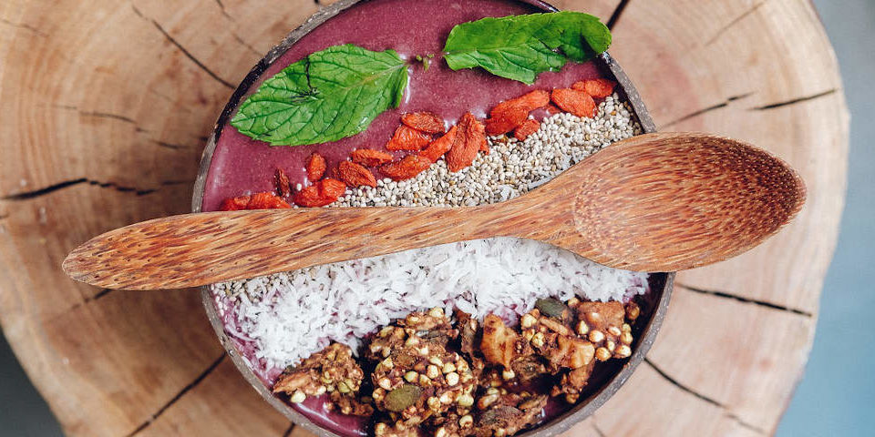 Açaí bowl toppings