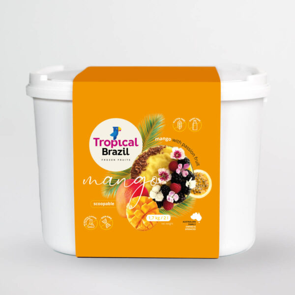 Mango and Passion Fruit Cream - 1.7kg bucket