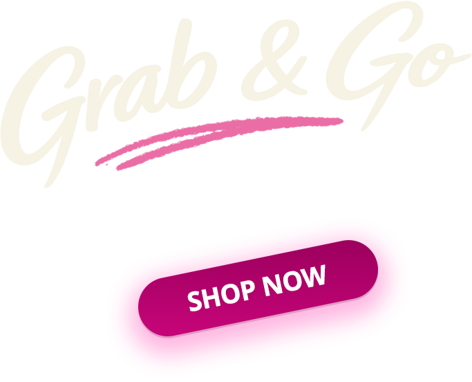 banner grab and go titulo botao